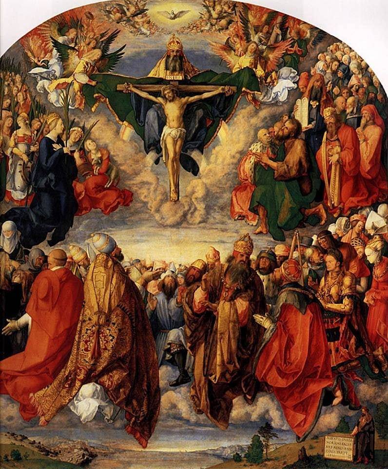 Albrecht Dürer a contribuit la înființarea artei germane în timpul apogeului Marii Renașteri Albrecht Dürer a contribuit la înființarea artei germane în timpul apogeului Marii Renașteri