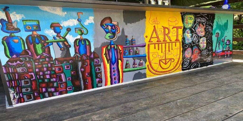Antonio Doda, Pictură pe perete Art Cafe Downtown