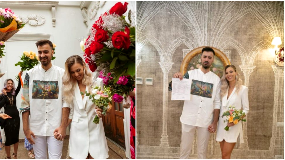 Liviu Teodorescu și Iulia s-au căsătorit! Cei doi sunt împreună încă de când erau în băncile școlii