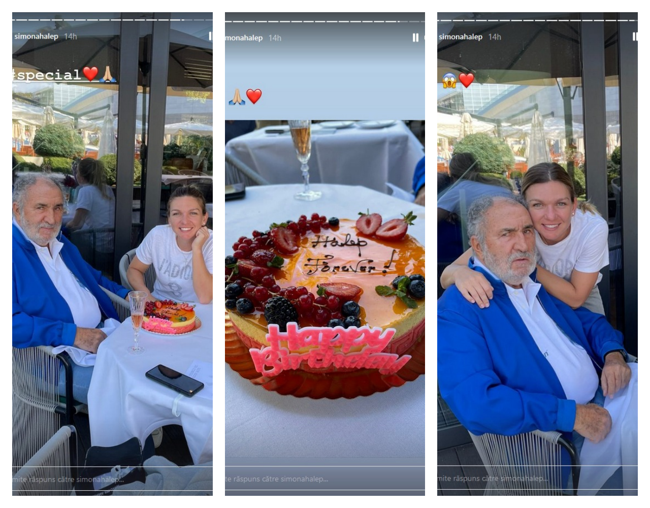 Simona Halep, cadou special din partea lui Ion Țiriac. Mesajul primit din partea fostului mare jucător de tenis