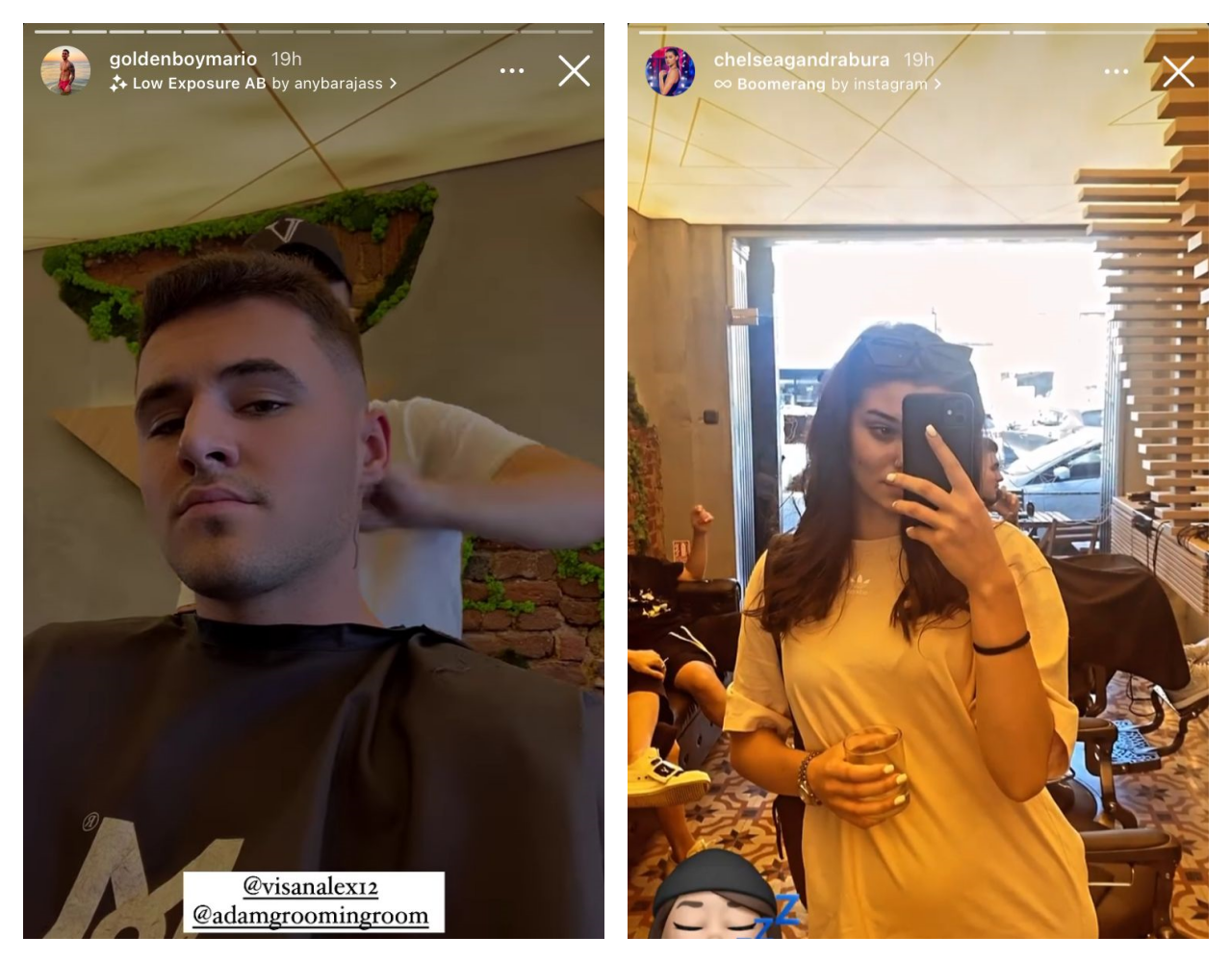 Mario Fresh și Chelsea Gandrabura, în același loc de ziua Alexiei Eram. Unde au fost cei doi și pentru ce