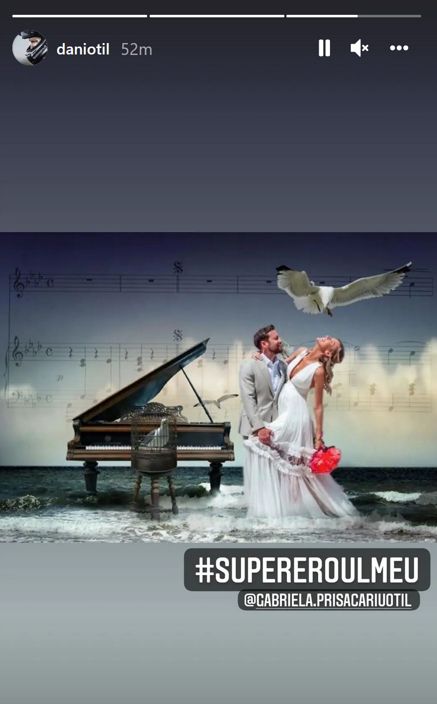 Astăzi este ziua de naștere a Gabrielei Prisăcariu Oțil. Imaginea superbă postată de Dani Oțil în social media