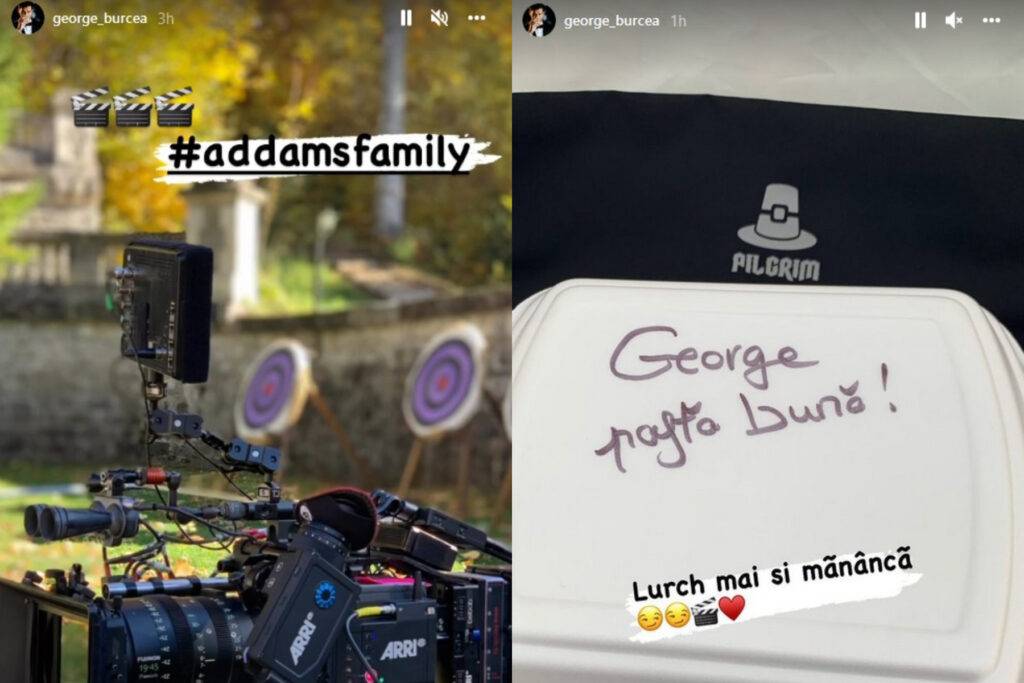 George Burcea a început filmările pentru serialul Netflix regizat de Tim Burton. Se mândrește cu șansa primită