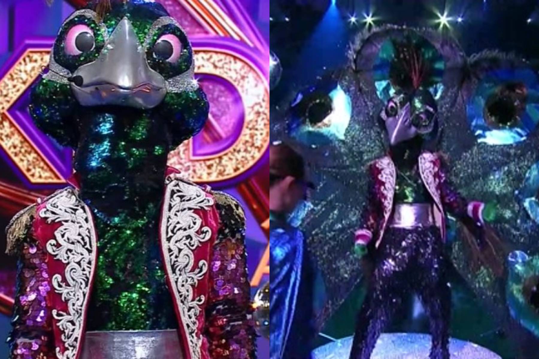 O nouă mască impresionantă și-a făcut apariția la „Masked Singer România” - Păunul. Munca detectivilor, tot mai grea