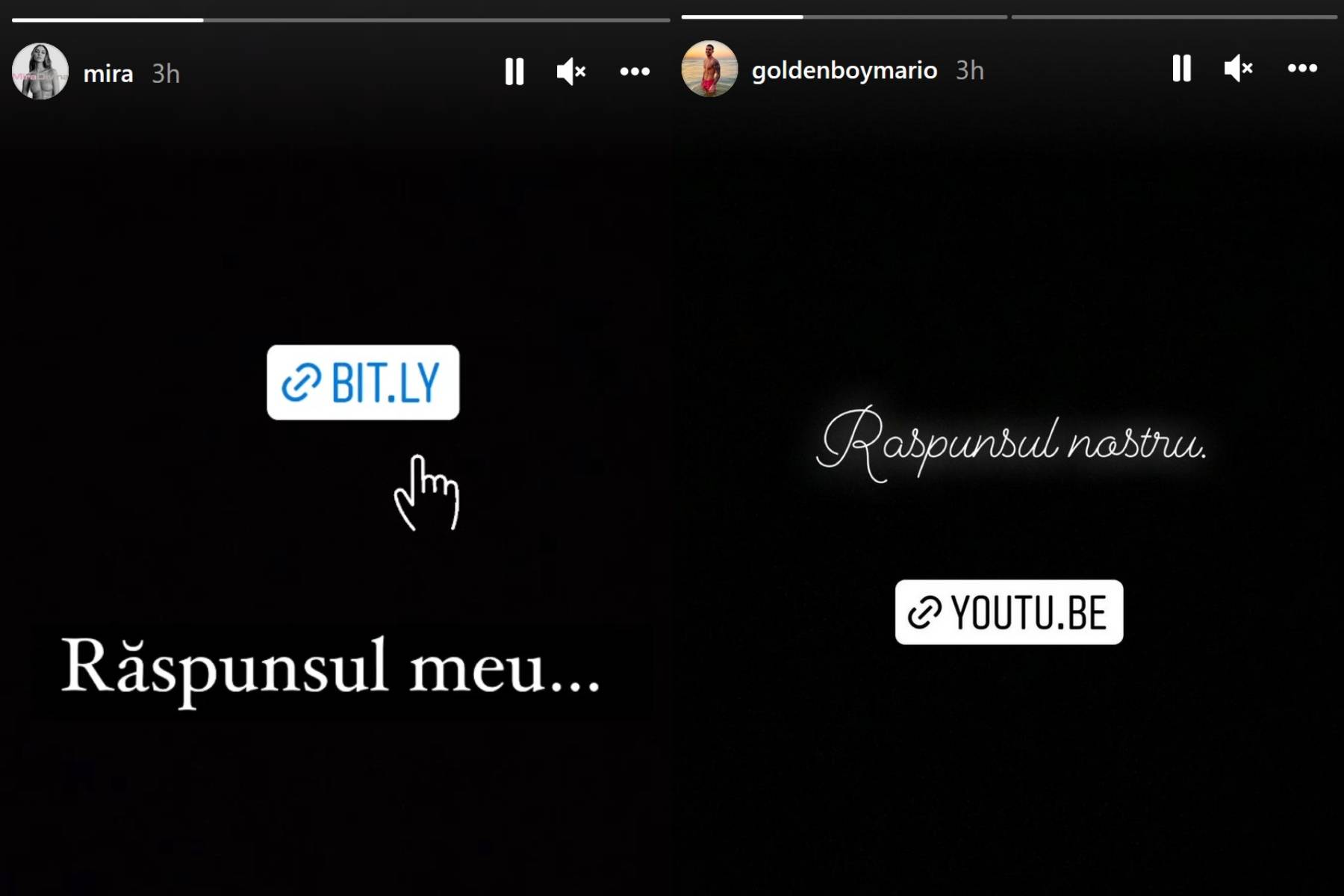 S-a deslușit misterul pozei în care Mira și Mario Fresh se sărută. Ce reprezintă acea fotografie pentru cei doi artiști