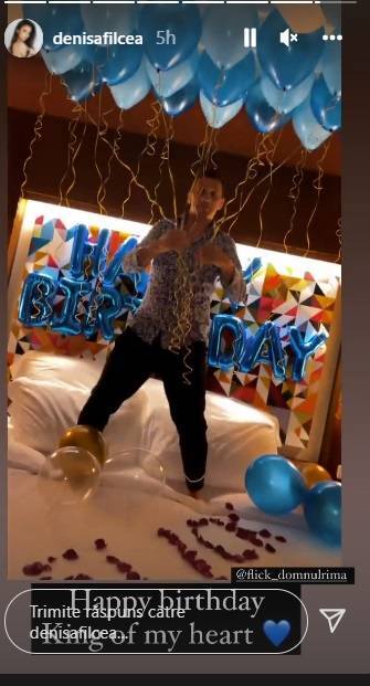 Denisa Filcea, surpriză de zile mari pentru soțul ei! Flick își serbează ziua de nume astăzi