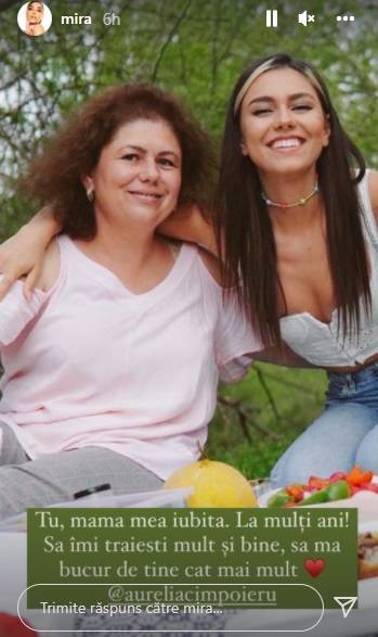 Mira, imagine rară din copilărie! A postat-o chiar de ziua mamei sale alături de un mesaj emoționant