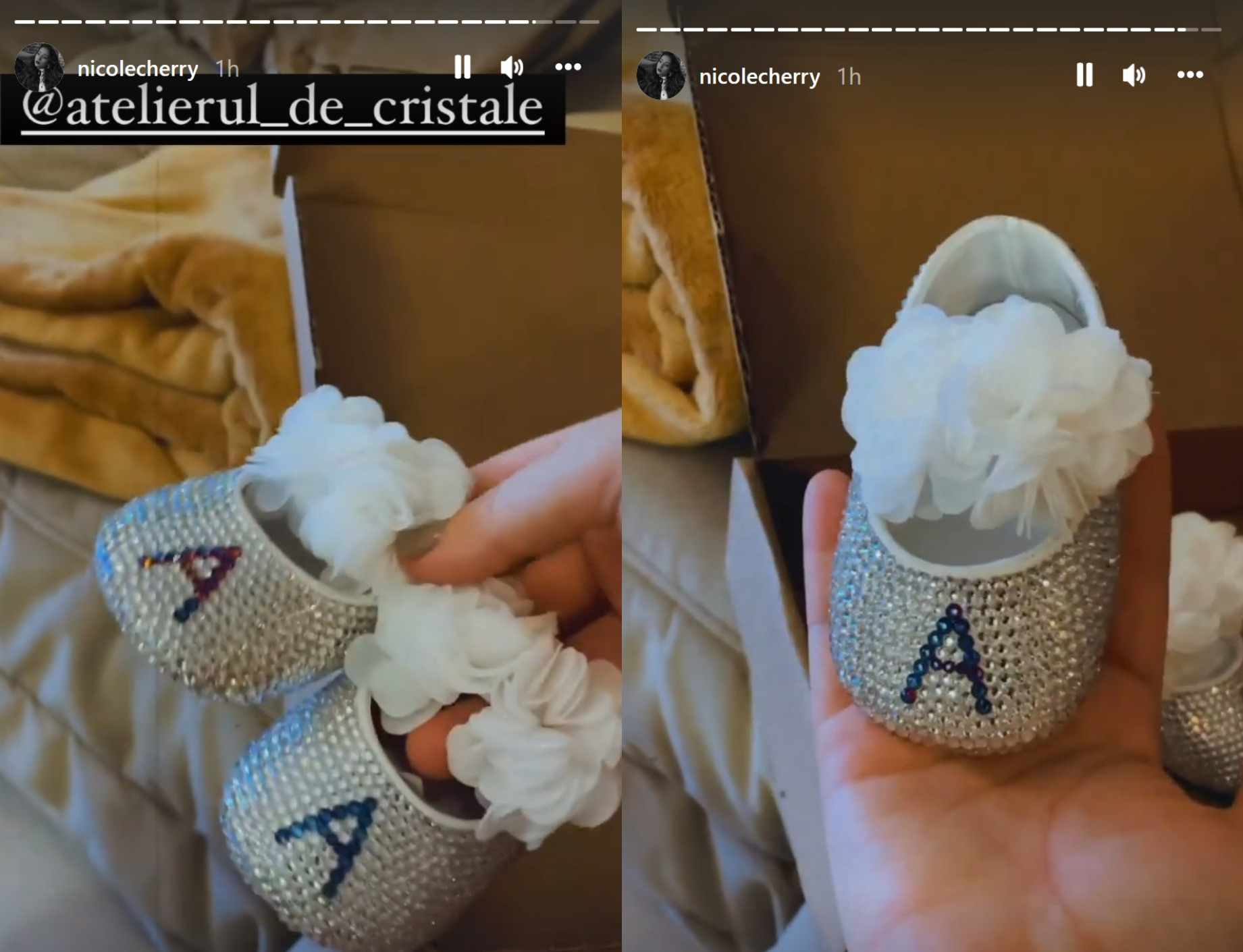 Nicole Cherry a primit primul cadou prețios pentru fetita sa. Fotografia cu acesta a făcut înconjurul internetului