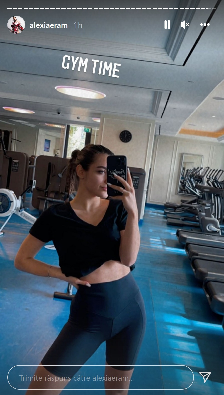 Alexia Eram nu renunță la sală nici măcar în timpul vacanței. Unde își petrece diminețile în Dubai