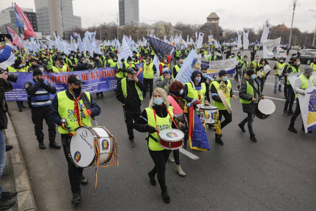 Protest Poliție 2 feb