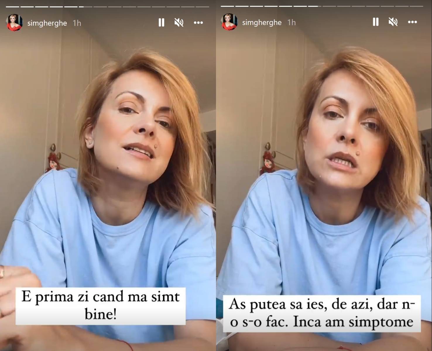 Simona Gherghe, InstaStory