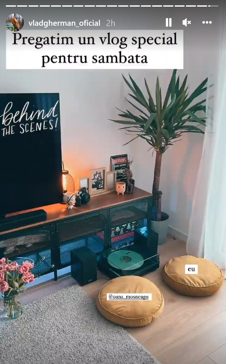 Vlad Gherman InstaStory