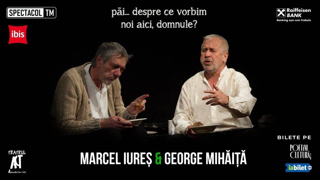 Marcel Iureș în 19 iunie la Teatrul de Comedie din București în spectacolul „Păi... despre ce vorbim...” Marcel Iureș în 19 iunie la Teatrul de Comedie din București în spectacolul „Păi... despre ce vorbim...”