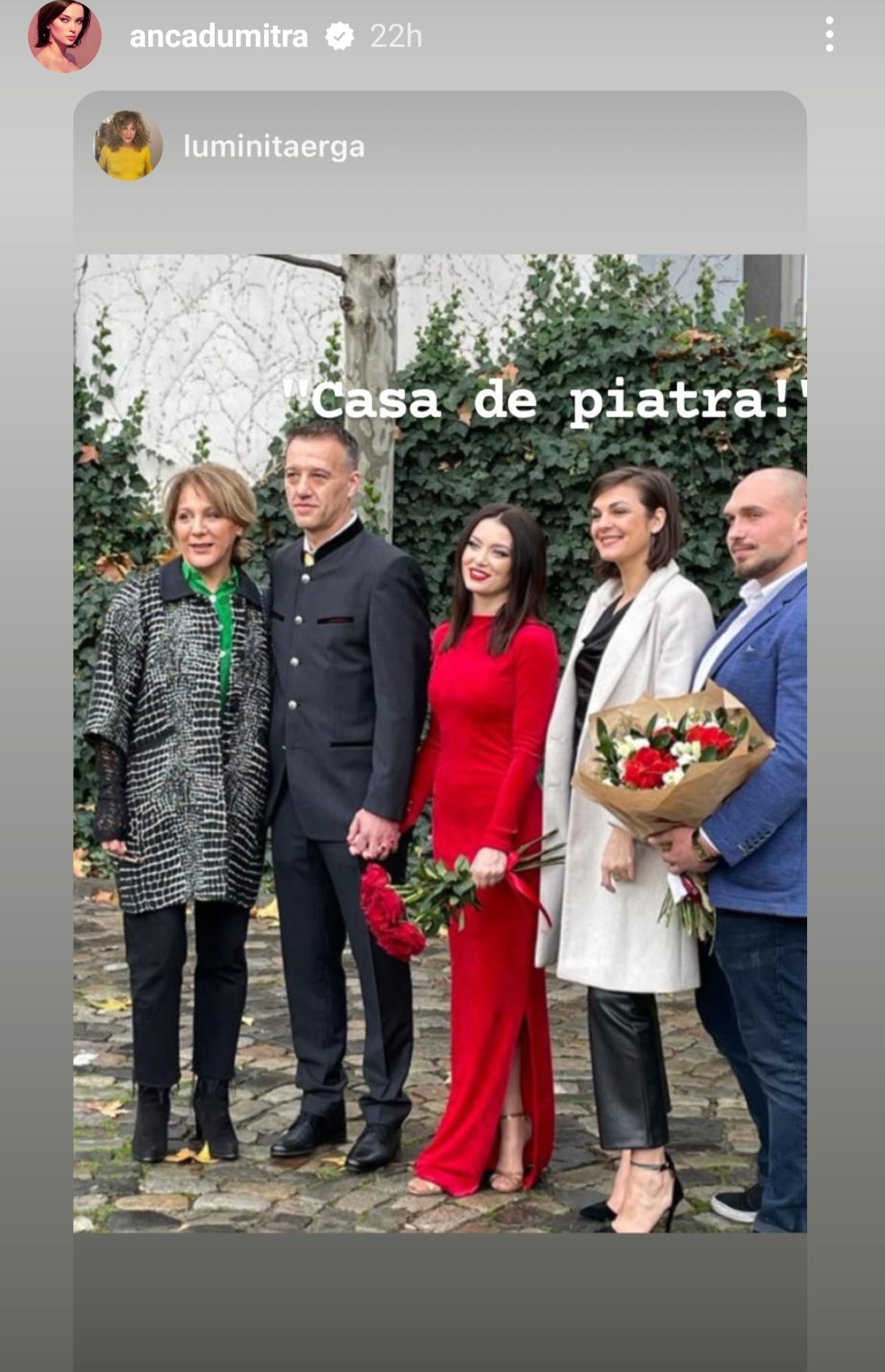 Anca Dumitra, în ziua căsătoriei cu Maferd Spendier