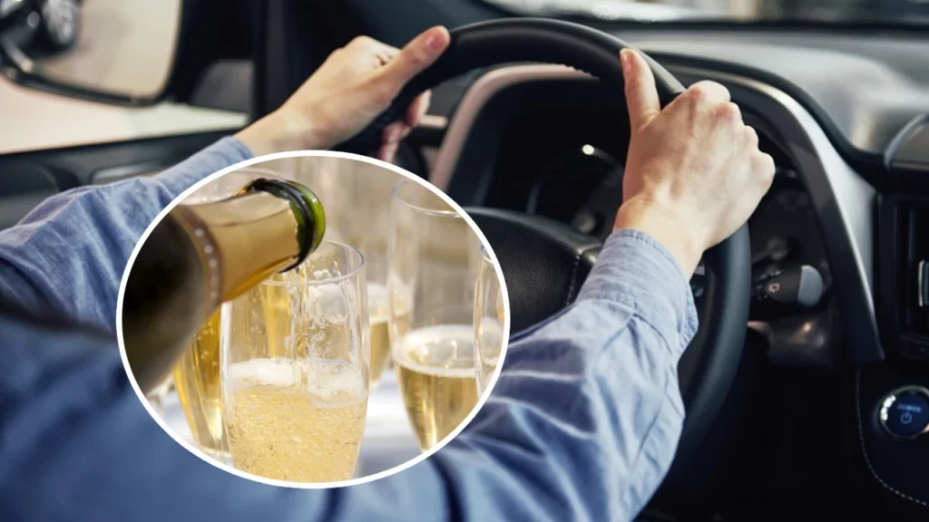 Informație importantă pentru șoferi de revelion! Consumul de șampanie și condusul